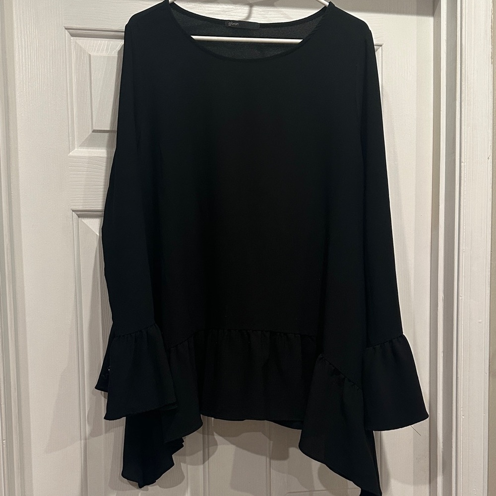 Elegant Black Women's Top
